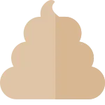 Poop SVG Icon
